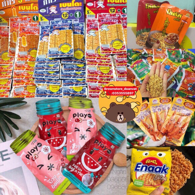 Combo ăn vặt nội địa trung 12 gói