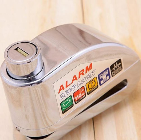 [HCM]Khóa Đĩa Chống Trộm Kinbar Alarm Lock Được Làm Chắc Chắn Chống Đập Chống Cắt Chống Ăn Mòn Và Chuông Báo Trộm Bán Kính 20 Mét Bh 1 Đổi 1- 12 Tháng