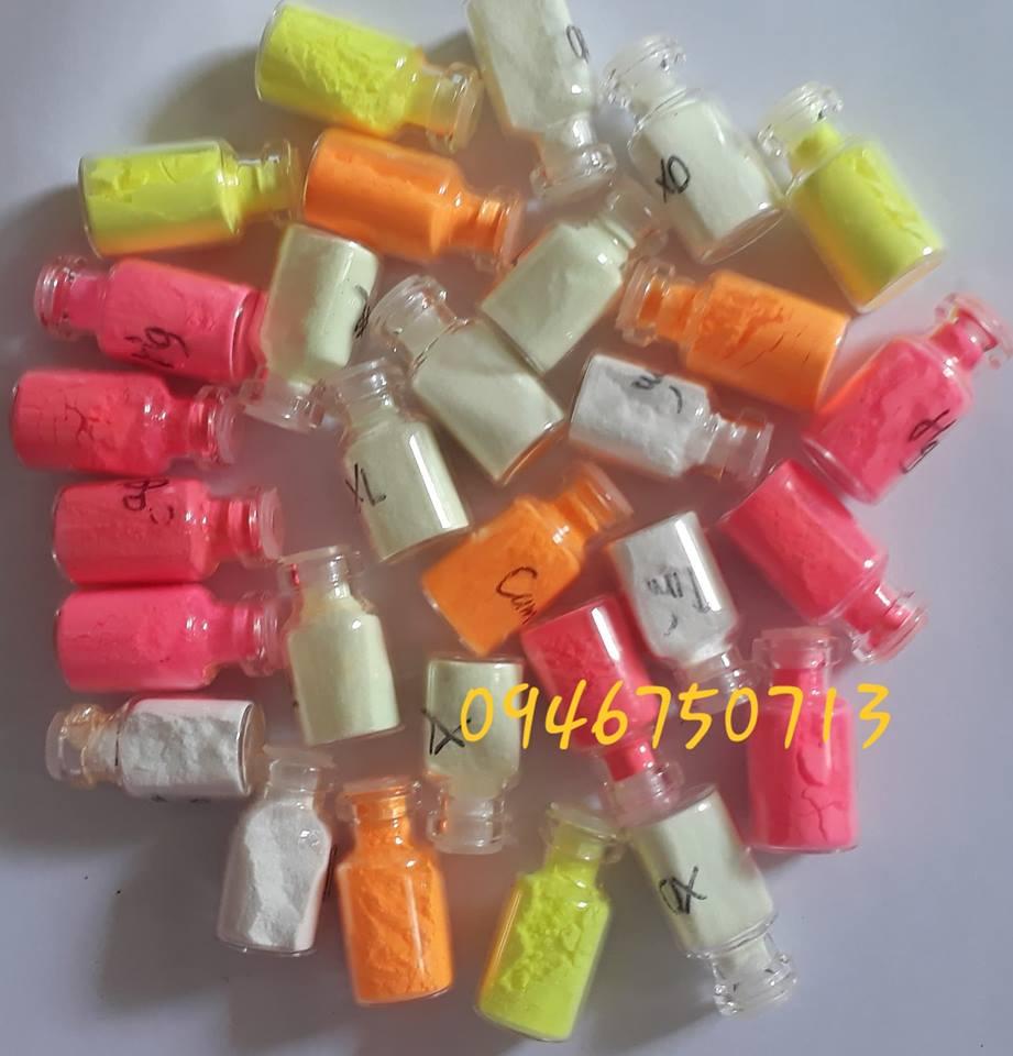 combo 3 lọ bột dạ quang kèm sơn pha