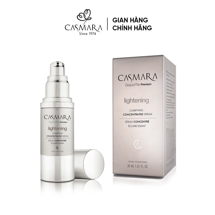 Serum casmara clarifying concentrate dưỡng trắng mờ nám ban đêm 30ml