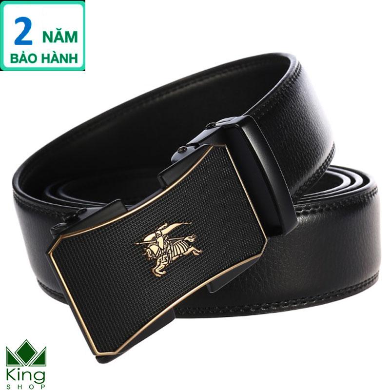 [HCM]Thắt Lưng Dây Nịt Nam Da Bò 100% Khóa Tự Động N26- Đồ Da Kingshop