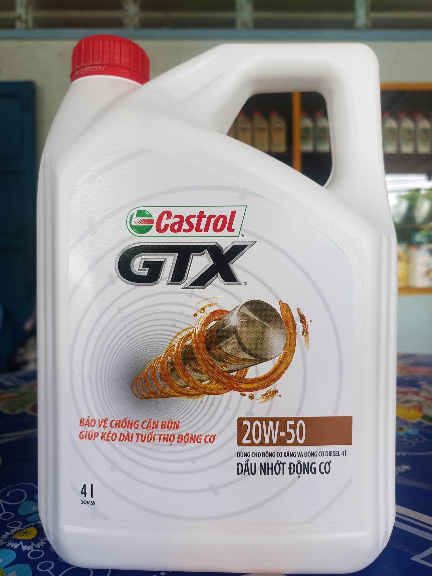 Castrol GTX4 20W-50 4 lít bình