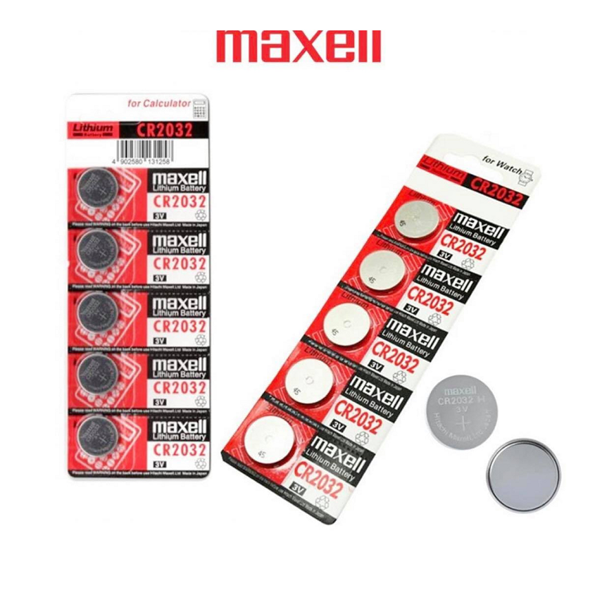 Pin Cmos 2032 Maxell 1 Vỉ 5 Viên Dành Thay Pin Cho Remote Xe Tay Ga