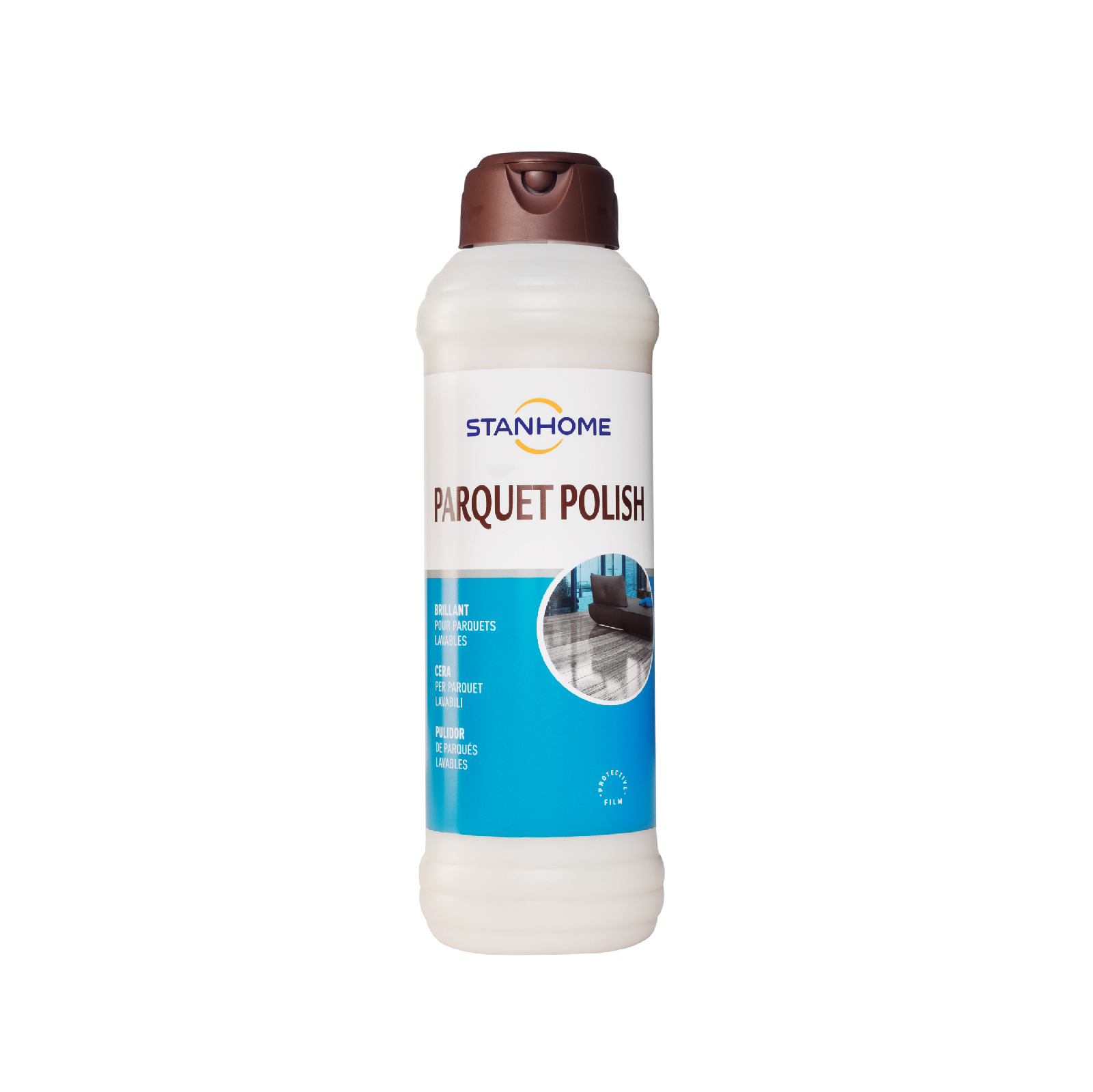 Dung dịch đánh bóng sàn gỗ Stanhome Parquet Polish , Dung Tích 1000ml