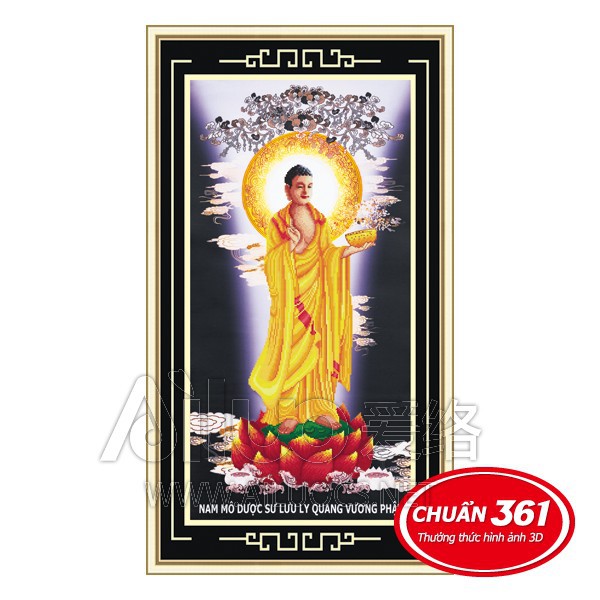 Tranh thêu phật dược sư ms 53353