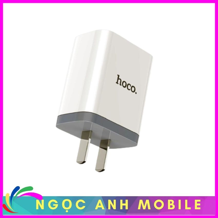 Củ sạc iphone, củ sạc nhanh iphone 2 cổng hàng chính hãng hoco c50