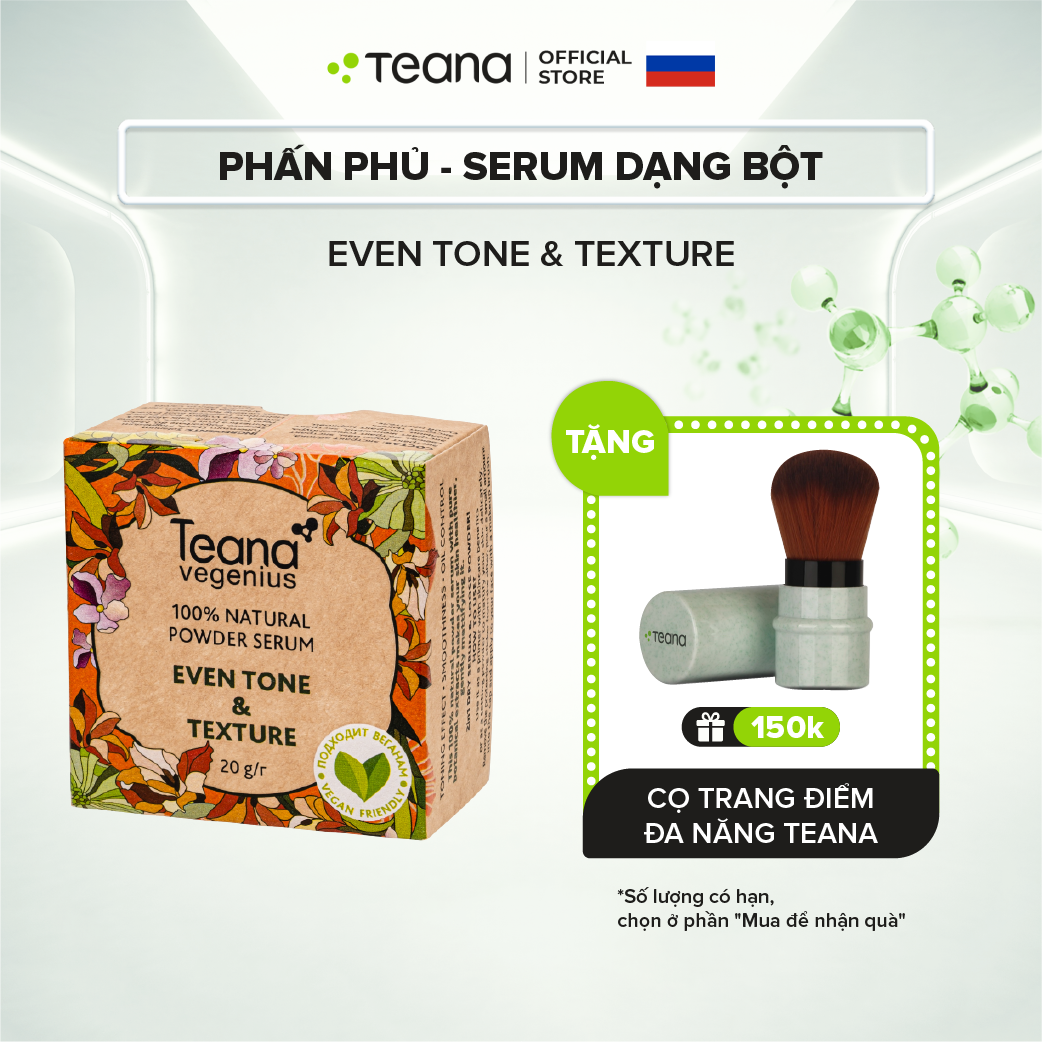 Phấn phủ - serum dạng bột Teana Natural Powder Even Tone & Texture