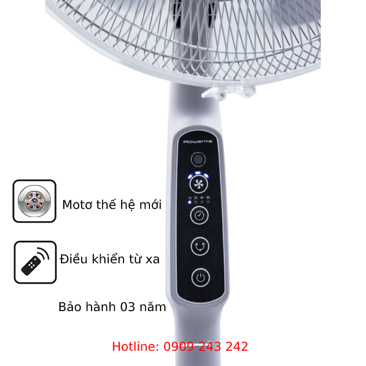 Quạt đứng remote cao cấp Asia D16028