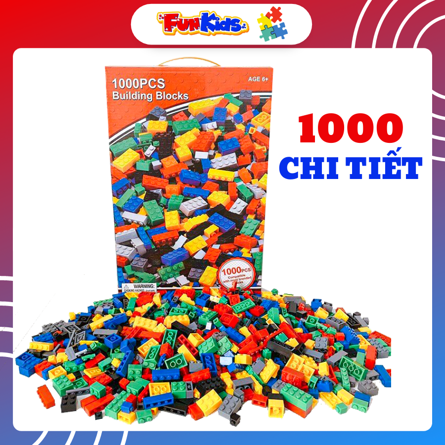 ĐỒ chơi trẻ em XẾP HÌNH LEGO cao cấp 1000 chi tiết cho bé trai và gái. Chất liệu nhựa Nguyên Sinh ABS cao cấp. Giúp phát triển tư duy, trí tưởng tượng, tăng khả năng ghi nhớ