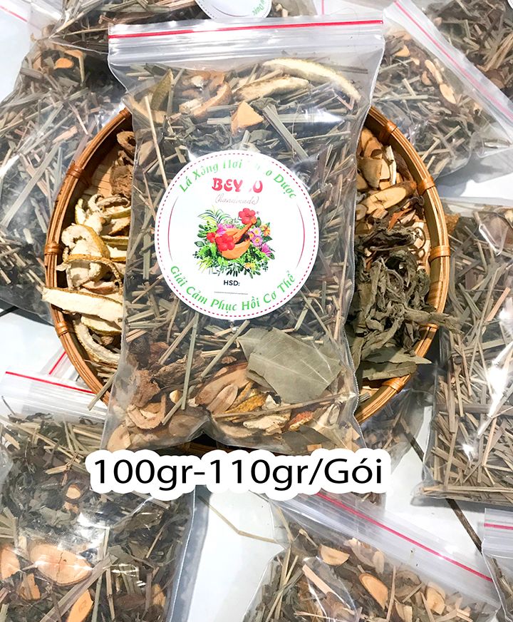 Combo 5 gói lá xông giải cảm-Xông hơi toàn thân