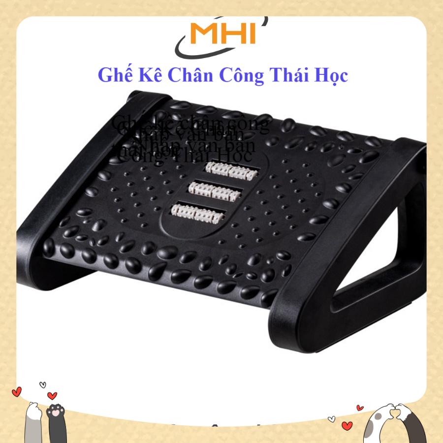 Ergonomic Footrest Ghế Gác Chân Công Thái Học - ghế kê chân cho dân văn phòng, học sinh, sinh viên, người chơi Game