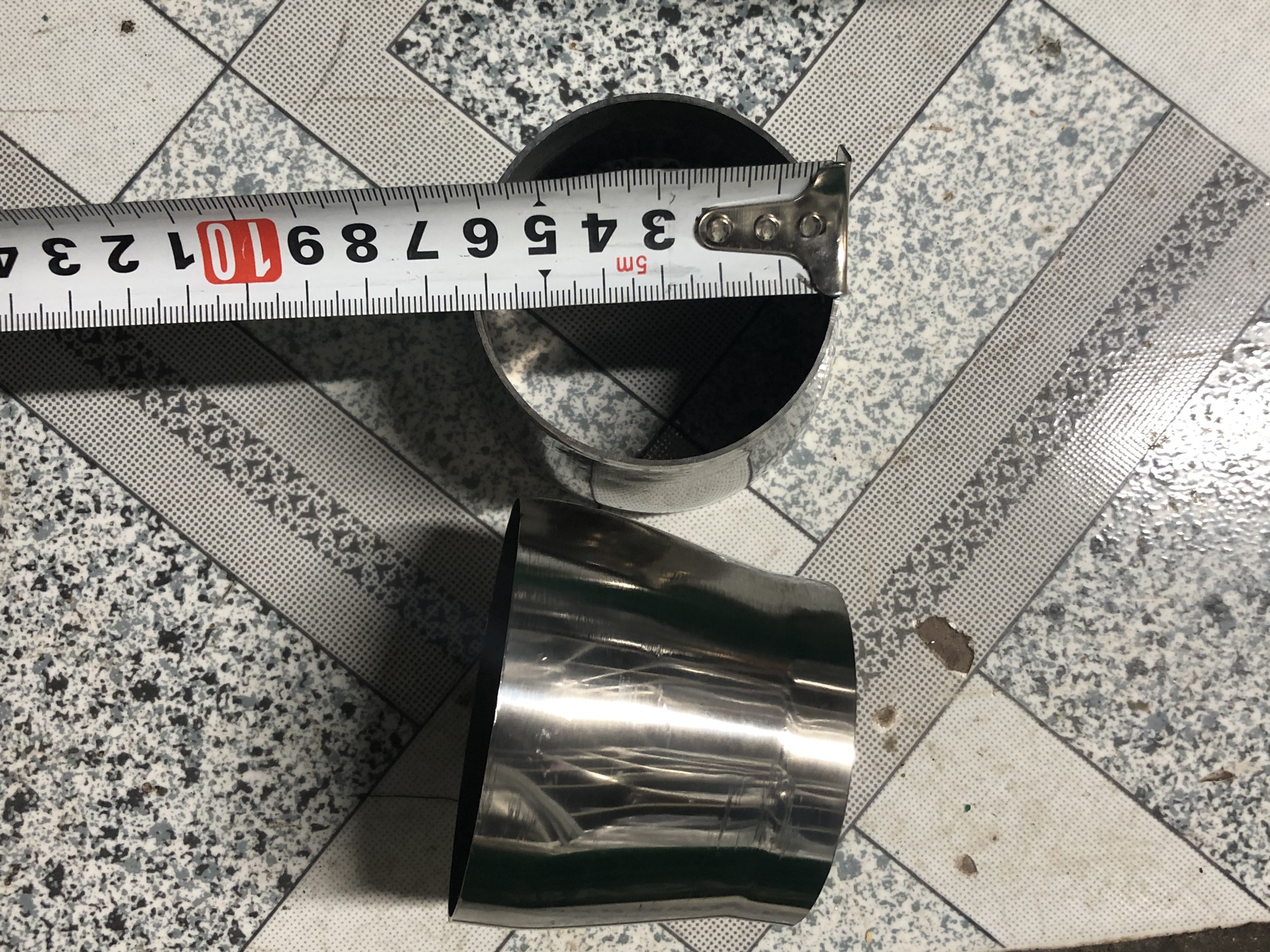 Cút thu inox 304 - 76 thu về 63