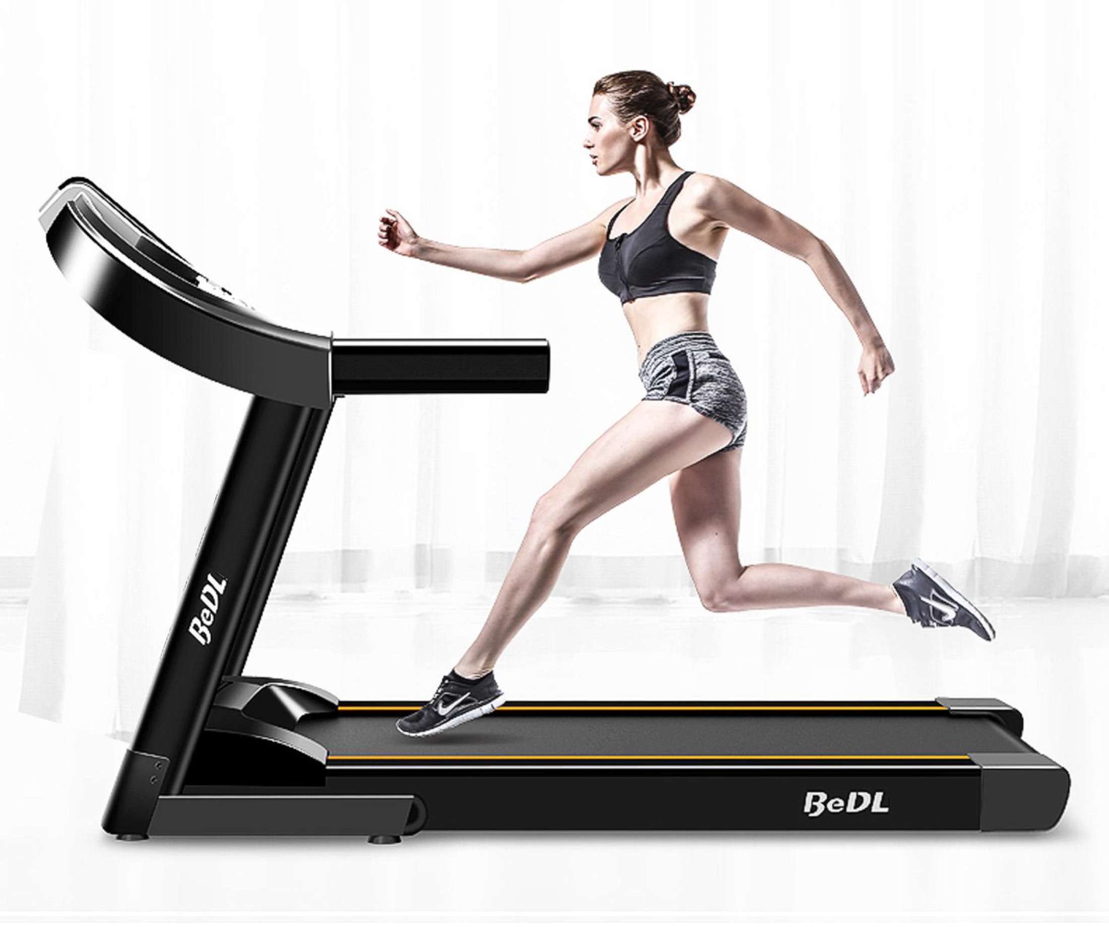 Máy tập chạy bộ đơn năng Bedl động cơ 3.0HP vận tốc đạt từ 1 - 12km/h máy chạy bộ gấp gọn, máy tập thể dục tại nhà, bảo hành 5 nam