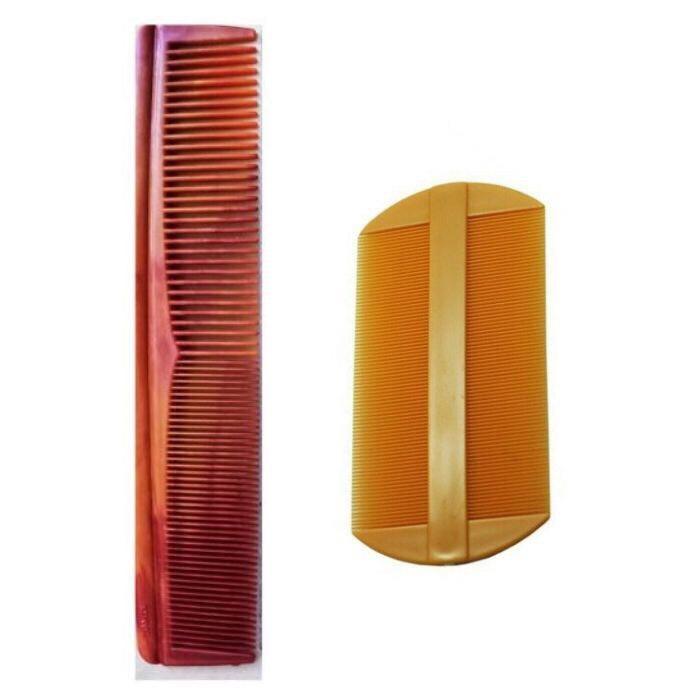 Combo Lược Dày Chải Chí (Chấy) Và Lược Thưa Chải Tóc - Korea (Màu ngẫu nhiên)