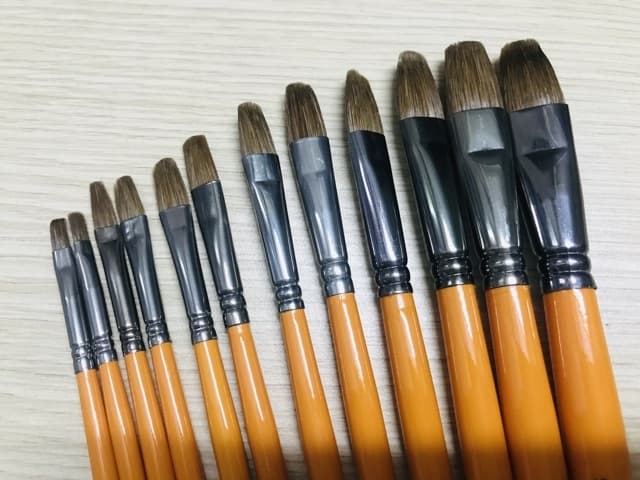 Bộ cọ lông mềm lotory 12 cây