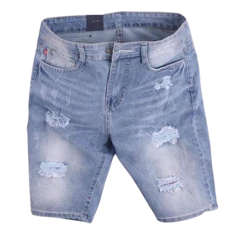 Quần short nam jean thun form rộng tây âu hàn quốc thể thao gucci jean rách XMJ ms 201
