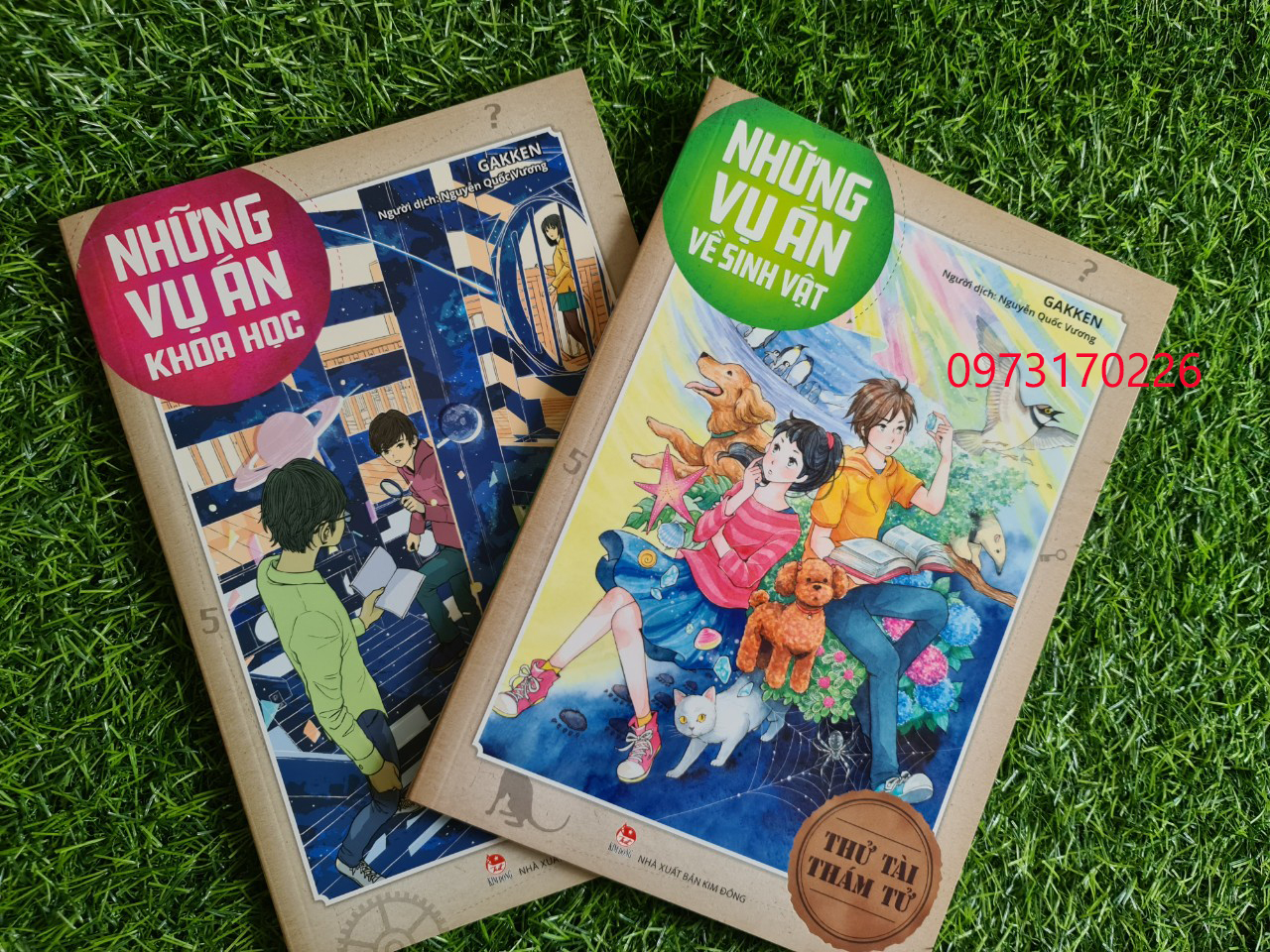 Combo sách 2 cuốn thử tài thám tử : những vụ án về sinh vật + những vụ án khoa học