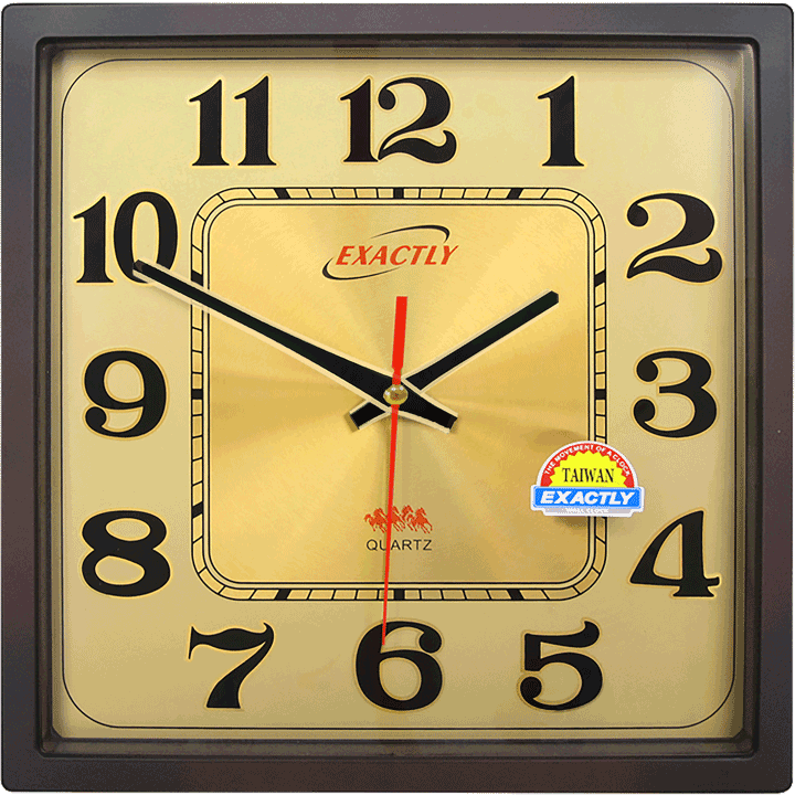 Đồng hồ treo tường Mặt Nhôm - Sang Trọng U520 (Bộ số La tinh)