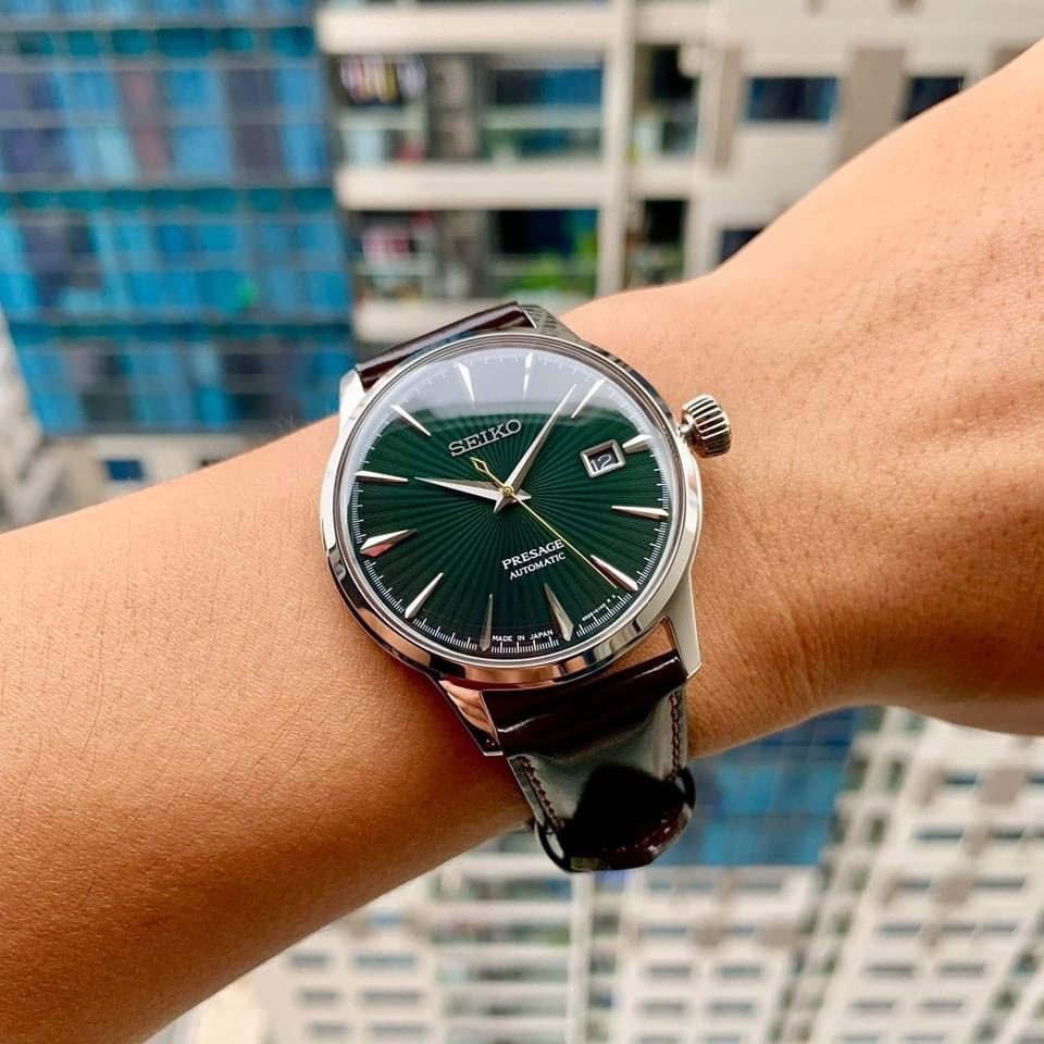 Lịch sử giá Đồng hồ nam seiko automatic cocktail green srpd37j1 - bản nội  địa nhật cập nhật 3/2023 - BeeCost