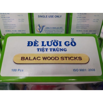 Que đè lưỡi gỗ- Que gỗ dùng làm que kemwax lônglàm mô hình handmade