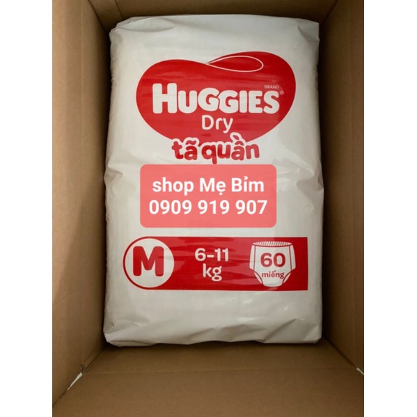 Tã/ bỉm quần huggies trà tràm m60/l52/xl44/xxl40