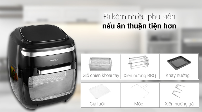 Nồi chiên không dầu Hafele AF-602A 11 Lít 535.43.711 Hàng chính hãng Nồi chiên không dầu Hafele AF-602A 11 Lít 535.43.711 Hàng chính hãng