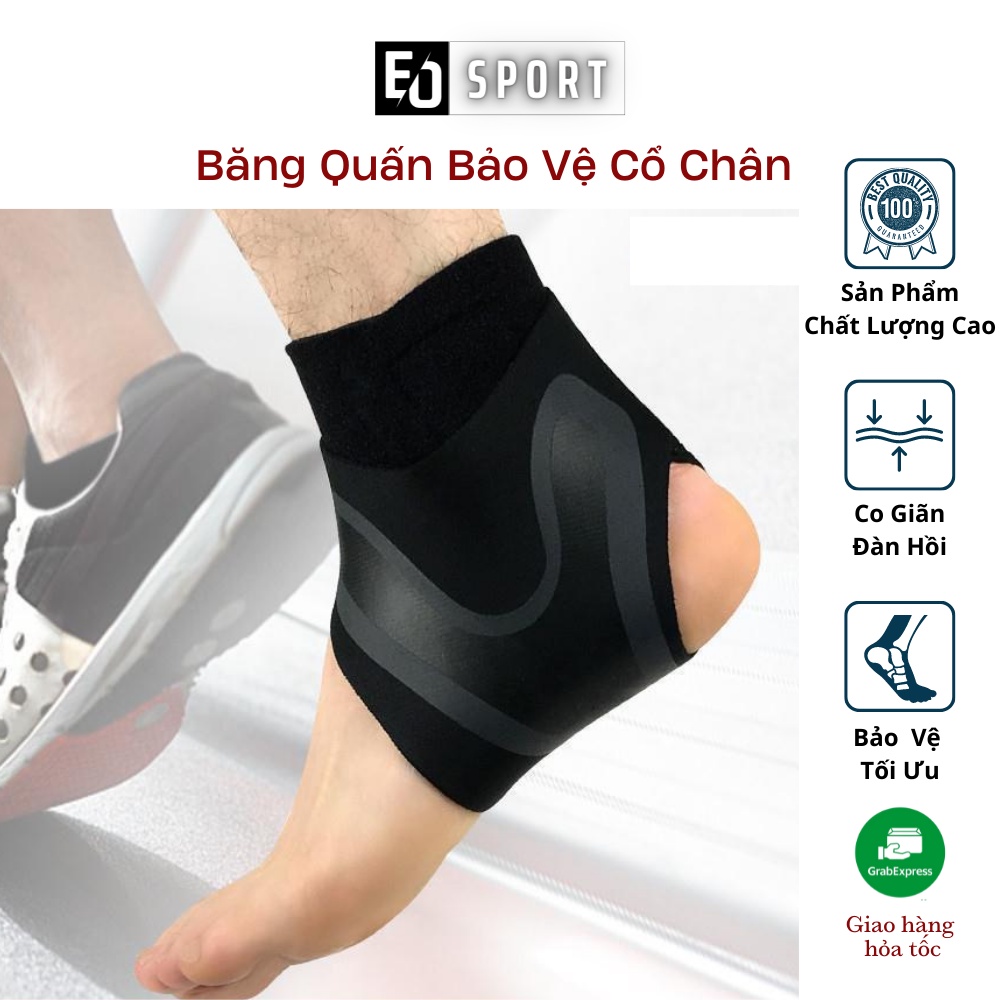 Đai Bảo Vệ Cổ Chân Cố Định Chống Trật Khớp Khi Chơi Thể Thao Siêu Mỏng
