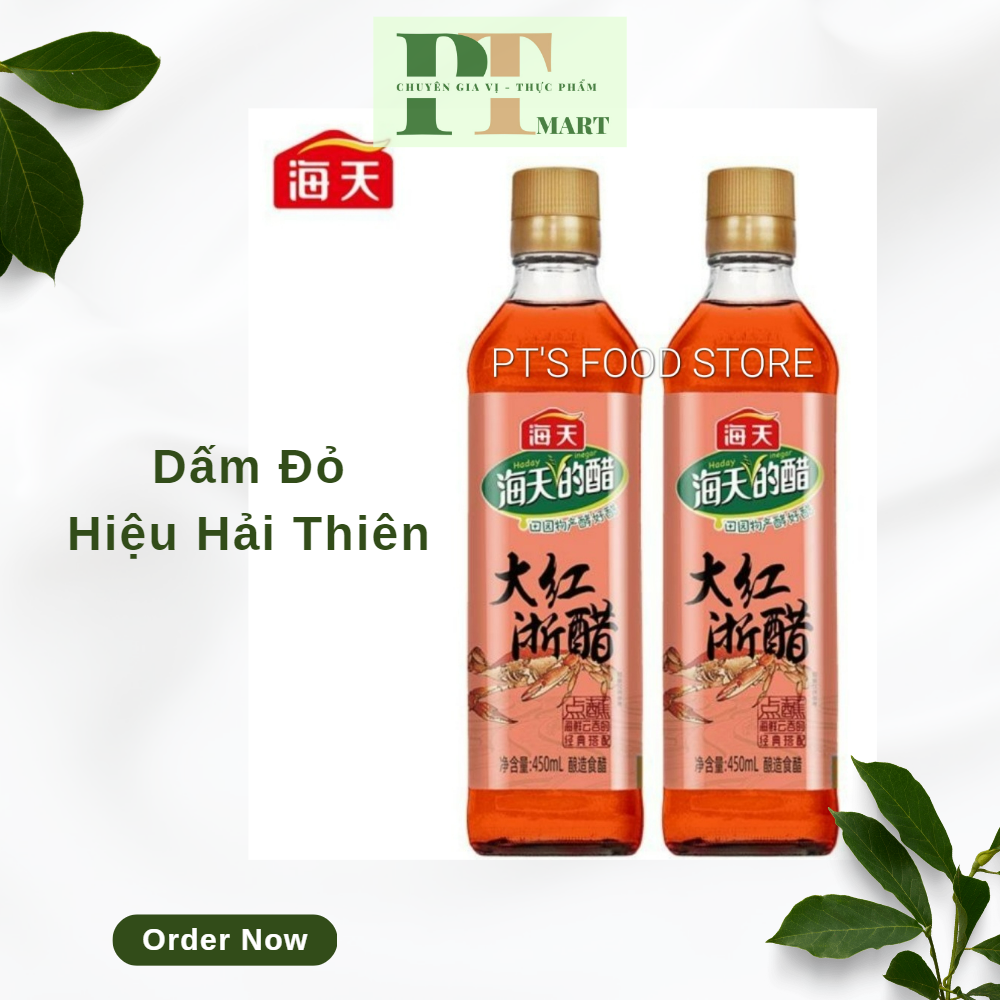 Giấm đỏ hải thiên 450ml - dấm đỏ haday hông kông