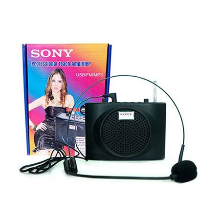 Loa Trợ Giảng Đa Năng, Máy Trợ Giảng Không Dây Và Có Dây SONY SN-898, Có Micro Hạt Gạo, Hàng Nhật Bản, Loa Đài Di Động, Trợ Giảng SN 898, Máy trợ giảng Sony SN-898 nghe nhạc USB, đài FM,  Sóng Gần Gía Rẻ