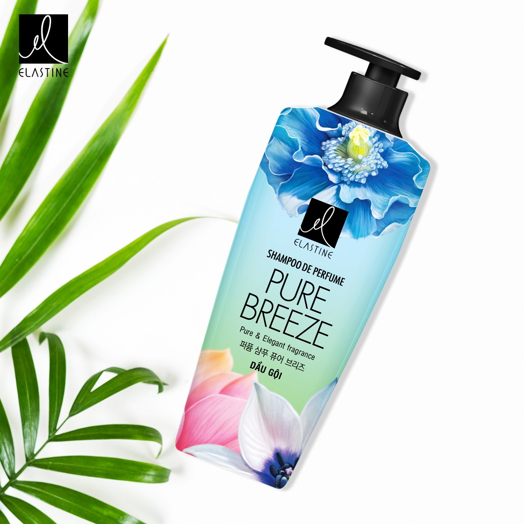 Dầu gội elastine hương nước hoa pure breeze 600ml shampoo de perfume - dg150
