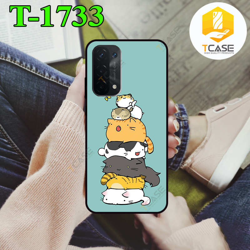 Ốp lưng Tcase dành cho Oppo A74 5G in hình nhiều mẫu phần A