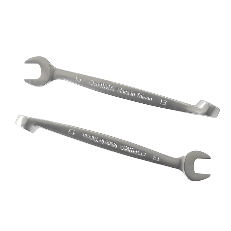 Cờ lê vòng miệng CHROME (Made in Taiwan) OSHIMA VM13-TL (13mm)(trắng bạc)