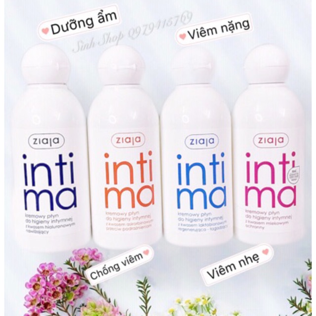 Dung dịch vệ sinh intima ziaja balan 200ml (bill ảnh tiếp)