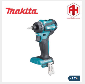 Máy khoan vặn vít dùng pin Makita 18V DDF083Z là sản phẩm chính hãng của Makita được thiết kế chuyên dụng để khoan lỗ bắt vít trên các bề mặt chất liệu