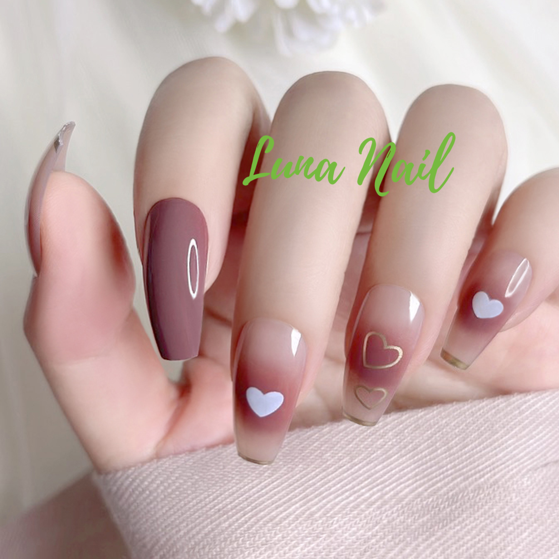 Móng Tay Giả Luna Nail Hộp 24 Nail Box Giá Rẻ Bền LN167