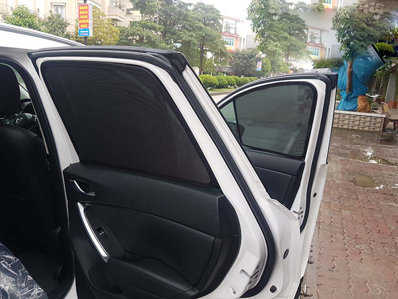 Che nắng nam châm xe Mazda Cx5 2014-2015-2016-2017, tấm che nắng, bộ 4 rèm che nắng kính sườn dành cho xe Huyndai Accent đời 2018 đến 2020, loại 1 dày dặn, nam châm cực hút, thiết kế chuẩn form xe, chắn nắng hiệu quả