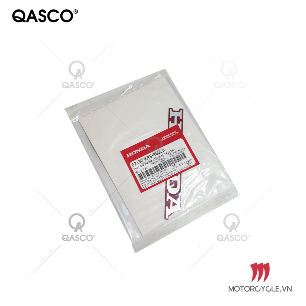 Tem chữ honda wave alpha qasco