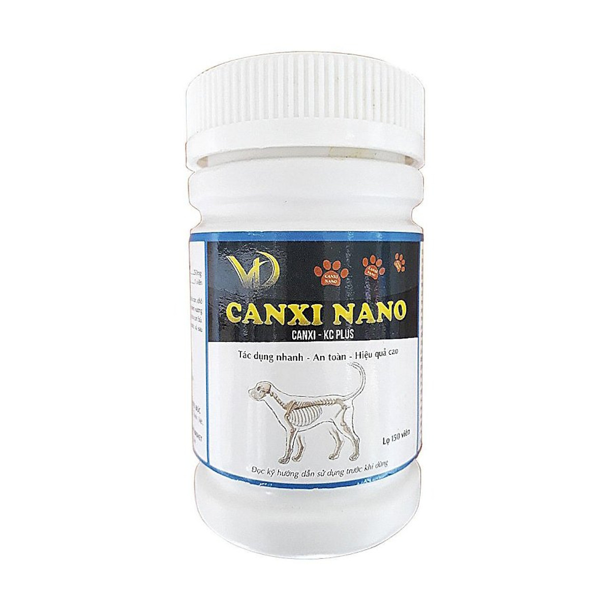 Viên Canxi nano dành cho chó mèo hộp 150 viên