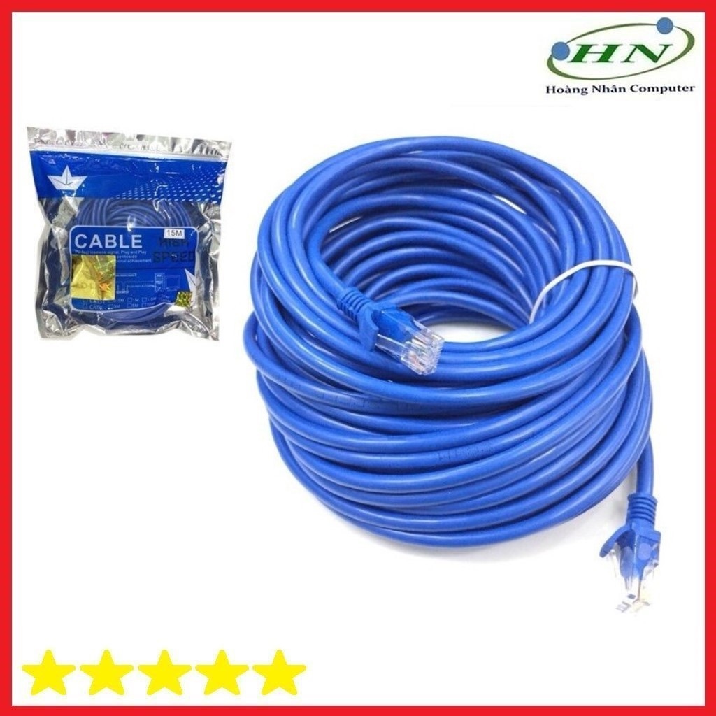 Cáp UTP CAT 6 AD-link 30 mét high speed màu xanh AD-6030B