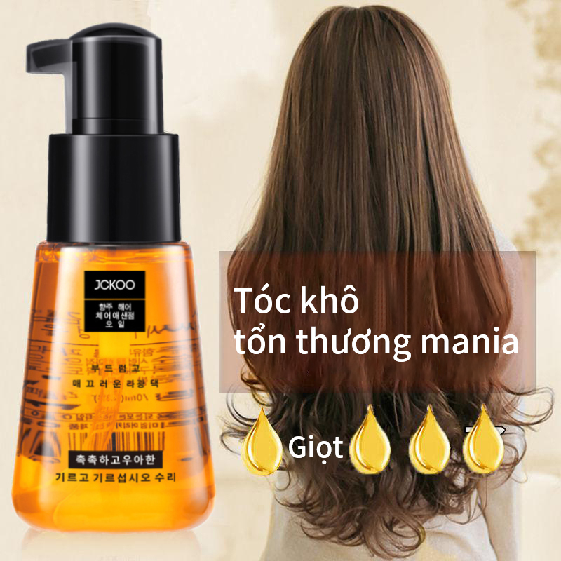 Tinh dầu dưỡng tóc uốn dưỡng tóc khô xơ tóc nhuộm Jckoo giúp giữ nếp tạo