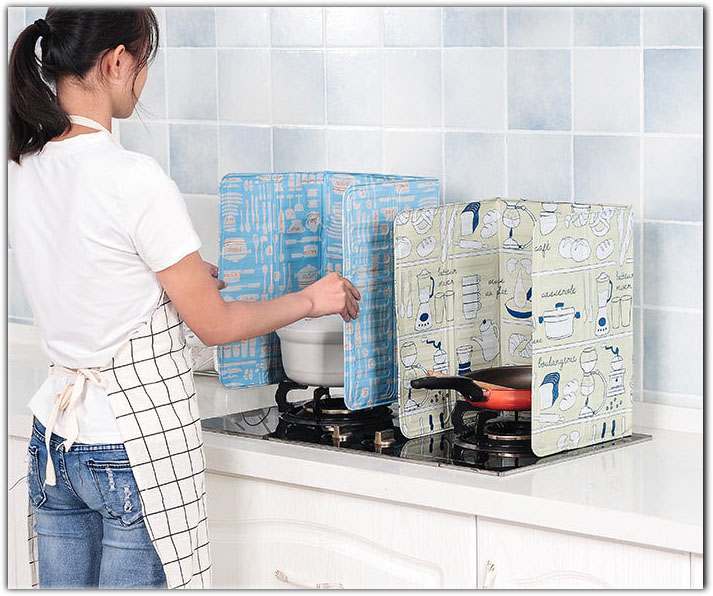 [HCM]Tấm Chắn Dầu Mỡ Hoạ Tiết Cho Nhà Bếp