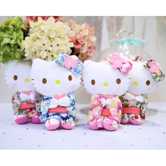 Gấu bông kitty mặc kimono g2b60 20 cm