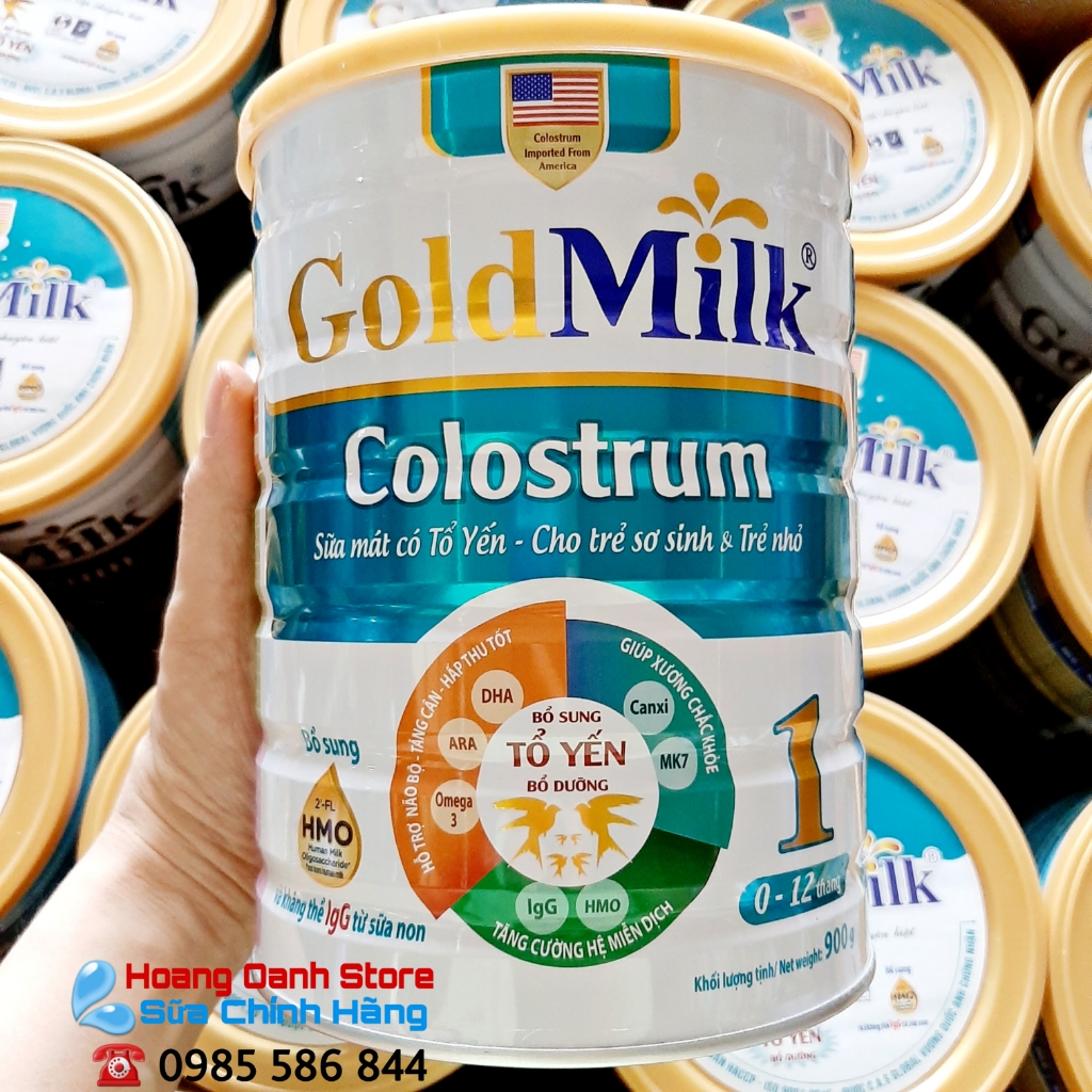 Sữa Colostrum 900g Goldmilk - Sữa tăng cân - Sữa phát triển chiều cao cho bé