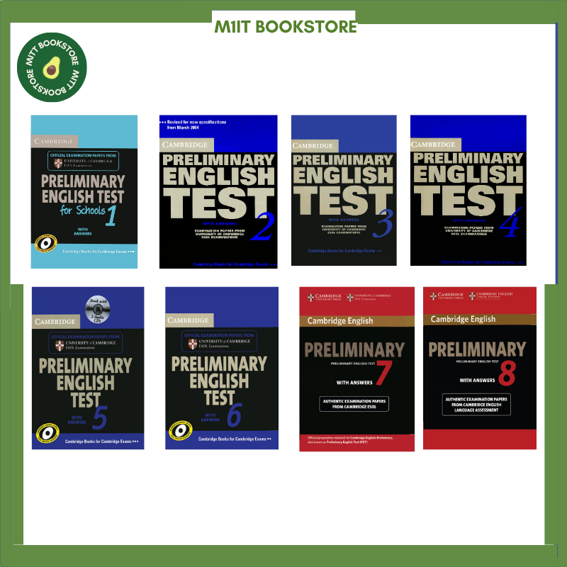 Bộ sách Cambridge Preliminary English Test 1-8