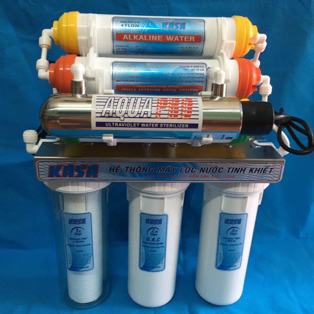 Máy lọc nước công nghệ nano có đèn uv 11w-kasa ks09 9 lõi.