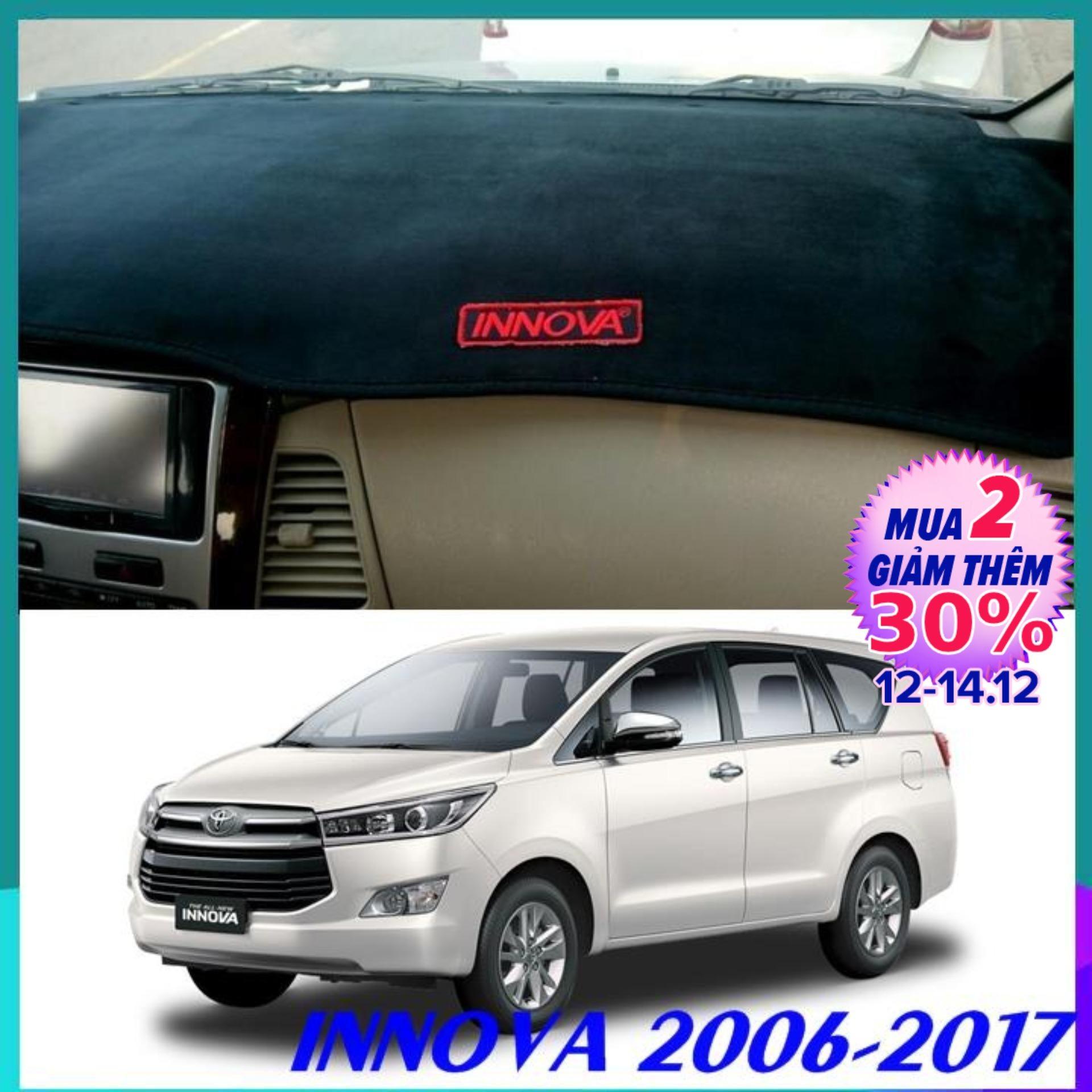 Thảm chống nắng taplo innova thảm nhung đời từ 2005 đên 2021