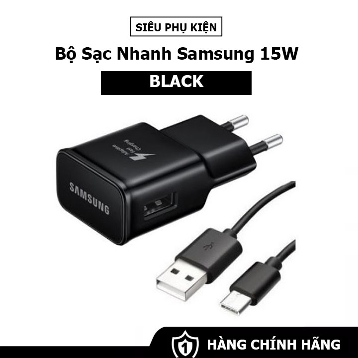 Bộ sạc nhanh samsung galaxy s8/s9/note8/note9 cáp type-c