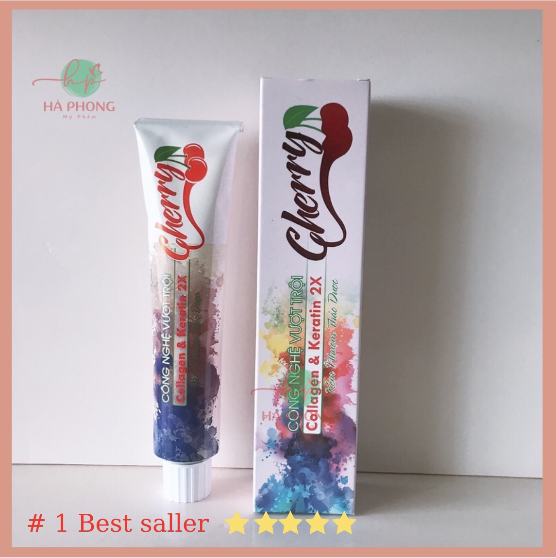 [ Sỉ Thuốc Nhuộm Tóc ] Thuốc nhuộm tóc thảo dược Cherry, oxy mua riêng nhuộm màu đẹp, đủ màu xanh đen, không khô xơ tóc