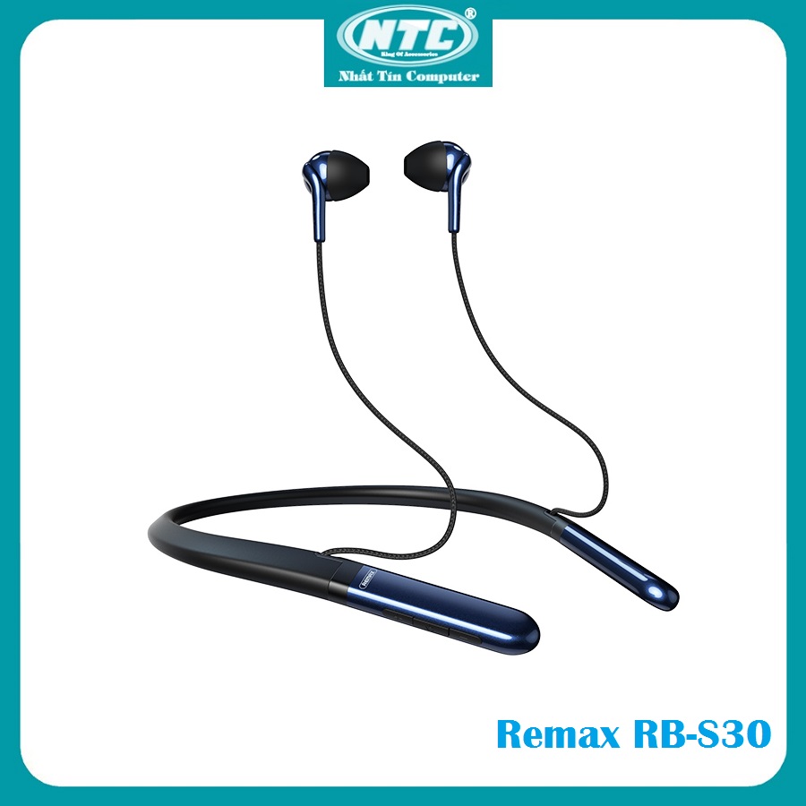 Tai nghe Bluetooth thể thao Remax RB-S30 Nickbank V5.0 pin dùng 16H liên tục - Hãng phân phối chính thức - Nhất Tín Computer