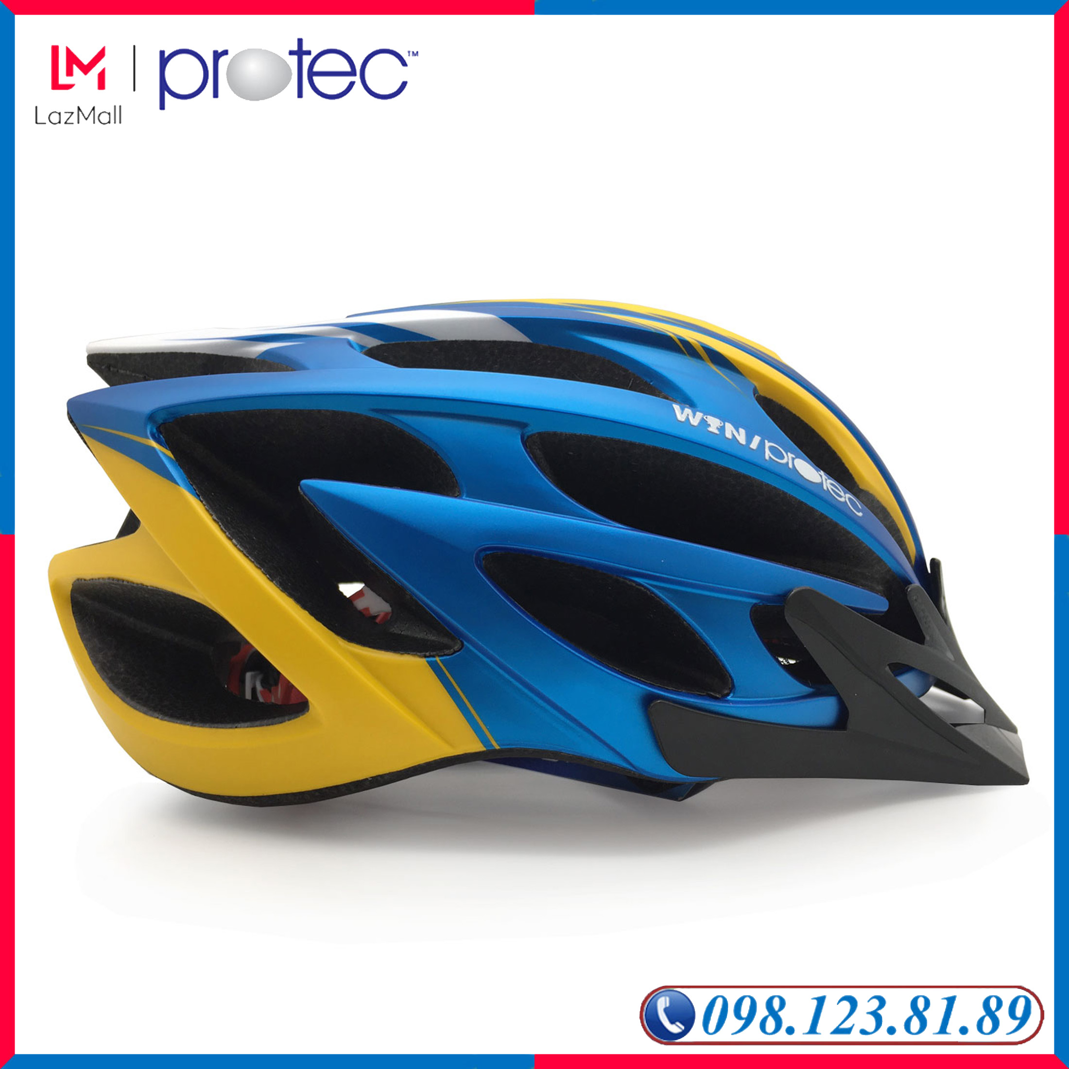 Mũ Bảo Hiểm Xe Đạp Thời Trang Cao Cấp, Siêu Phẩm Phượng Hoàng Lửa Protec Win 066 (WT - 066), Thời Trang, Cá Tính, An Toàn - PROTEC HELMET